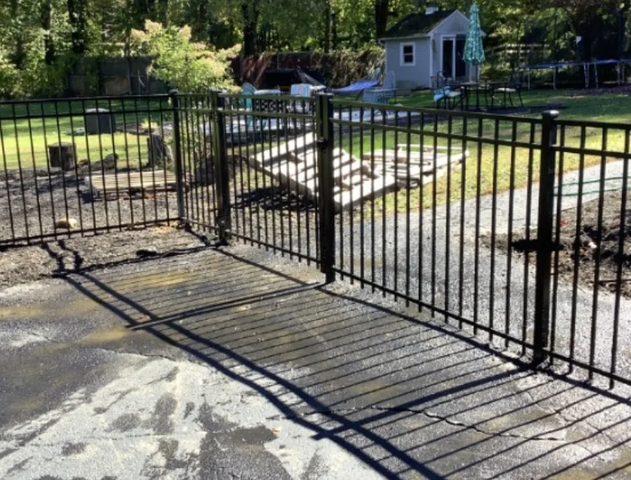 Black Aluminum Fence