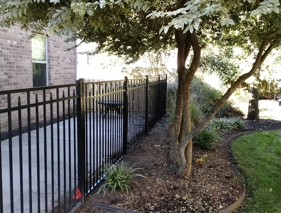 54"H Black 303 Empire (R) Black Aluminum Fence (54"H Empire)