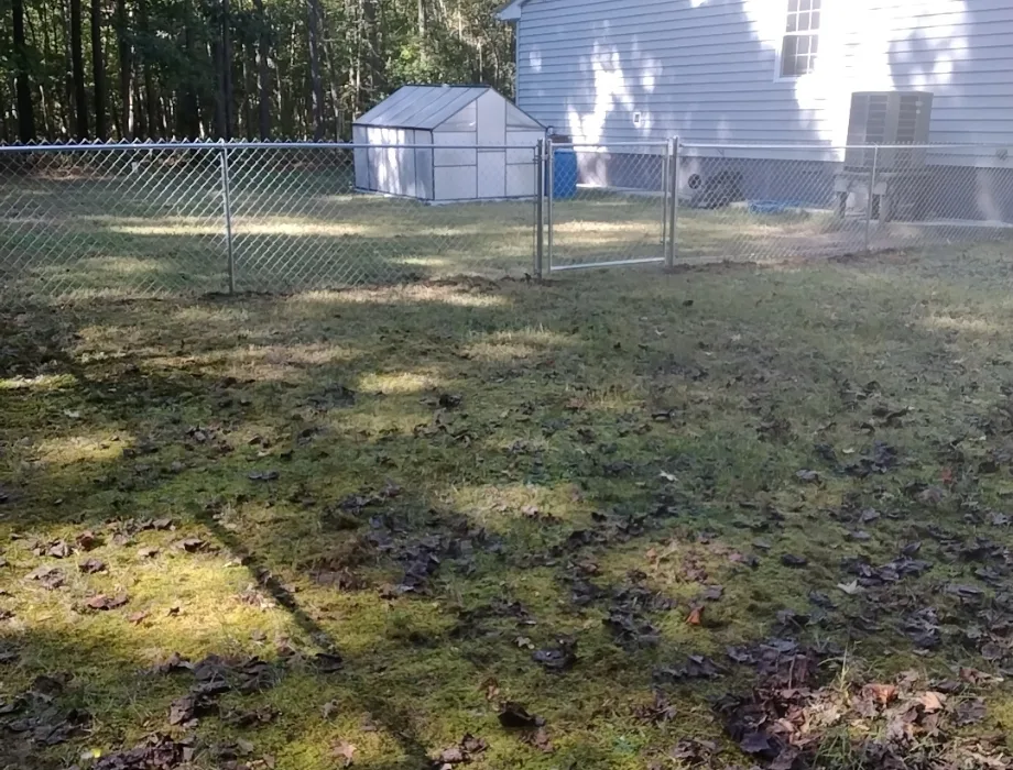 4'H Residential Galvanized Chain-Link Galvanized Chain Link Fence