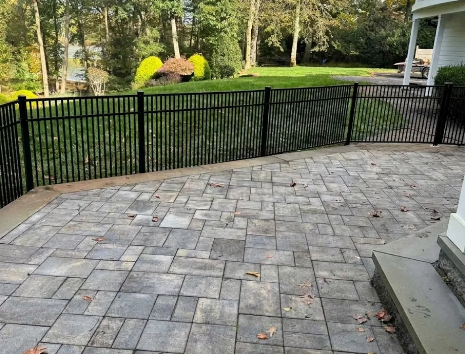3'H - Any 3 Rail - Black - Residential Black Aluminum Fence