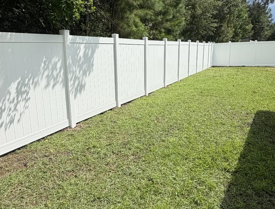 6'H Tan Hamilton Tan Vinyl Fence